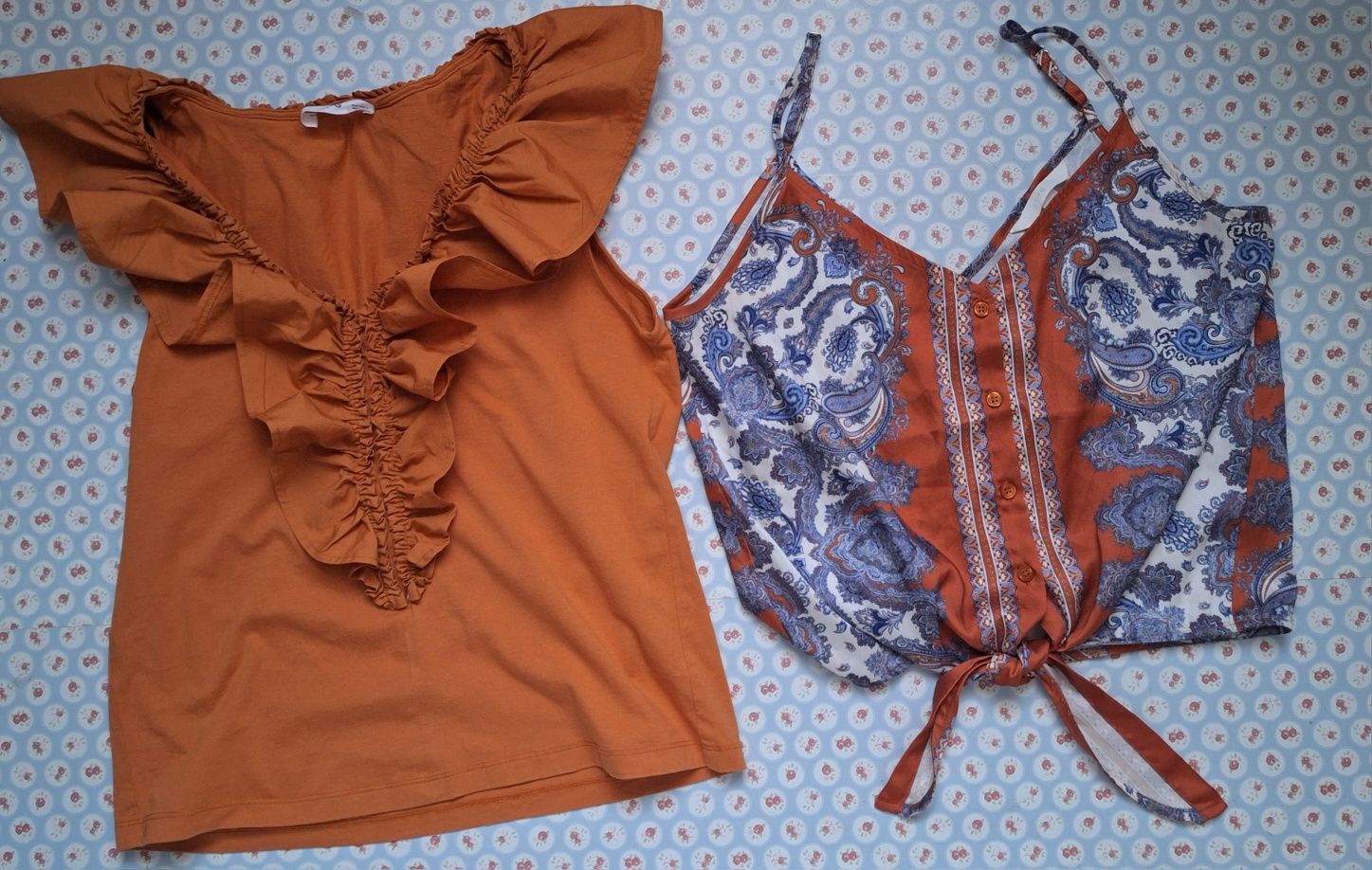 Лот от 2 топа Mango и H&M. Размер S