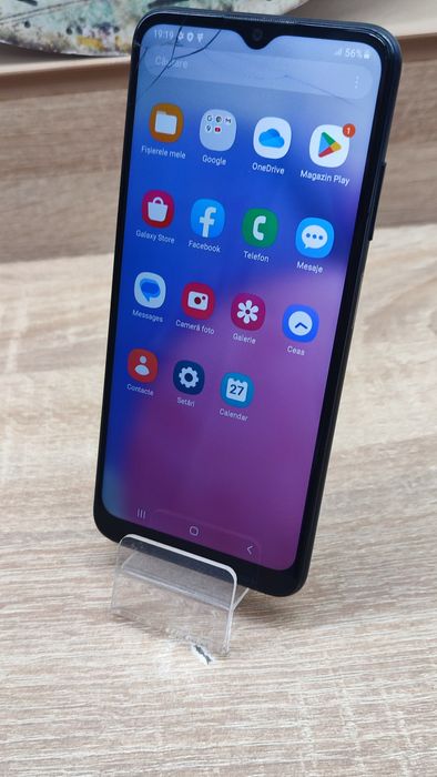 Samsung A03s A037G Black Geam fisurat , perfect functional