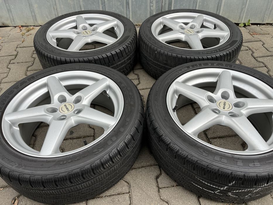 Jante 5x112mm, anvelope iarna, 235/45 R17, VW Audi Seat Skoda Mercedes