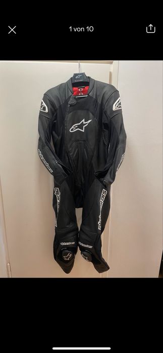 Кожен мото екип Alpinestars 54 цял