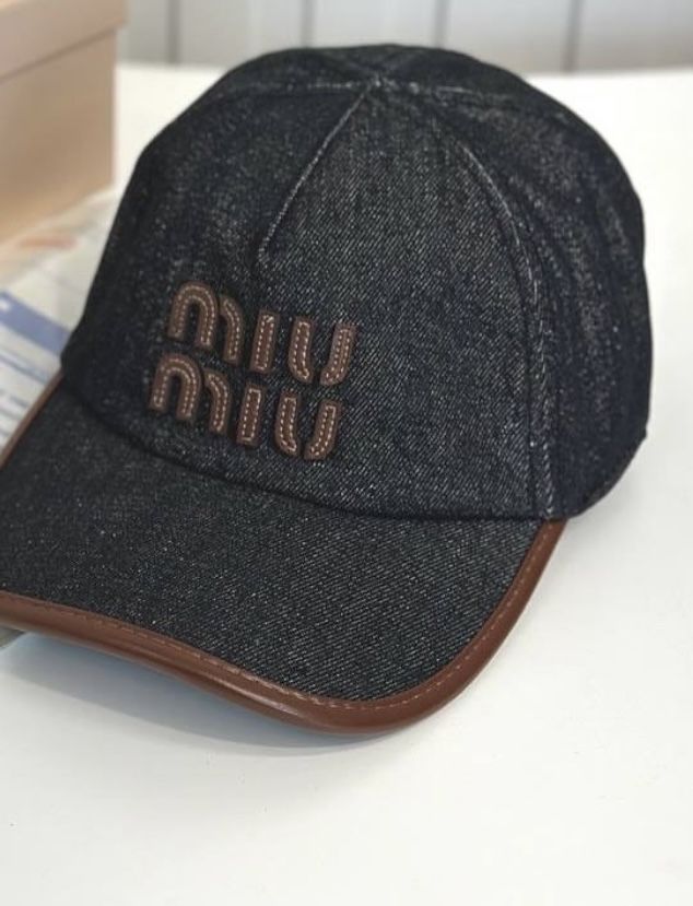Дънкова Шапка miu miu