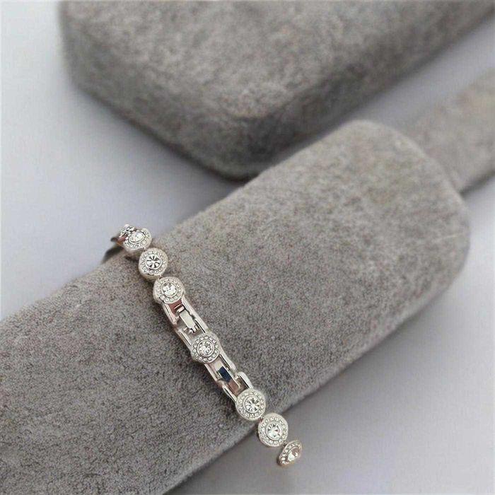 Bratara Swarovski Model Una Angelic Silver