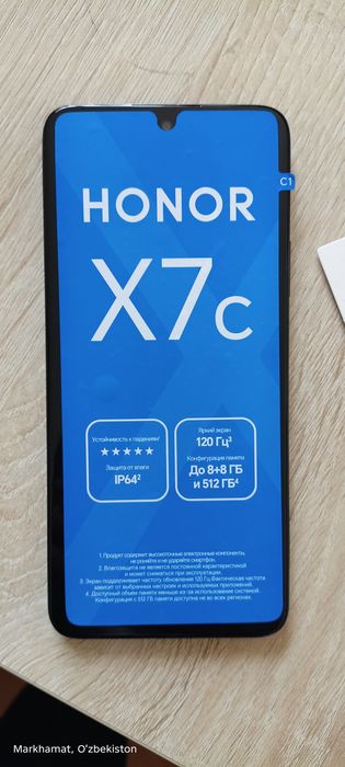 Honor x7c 8+8GB-256
