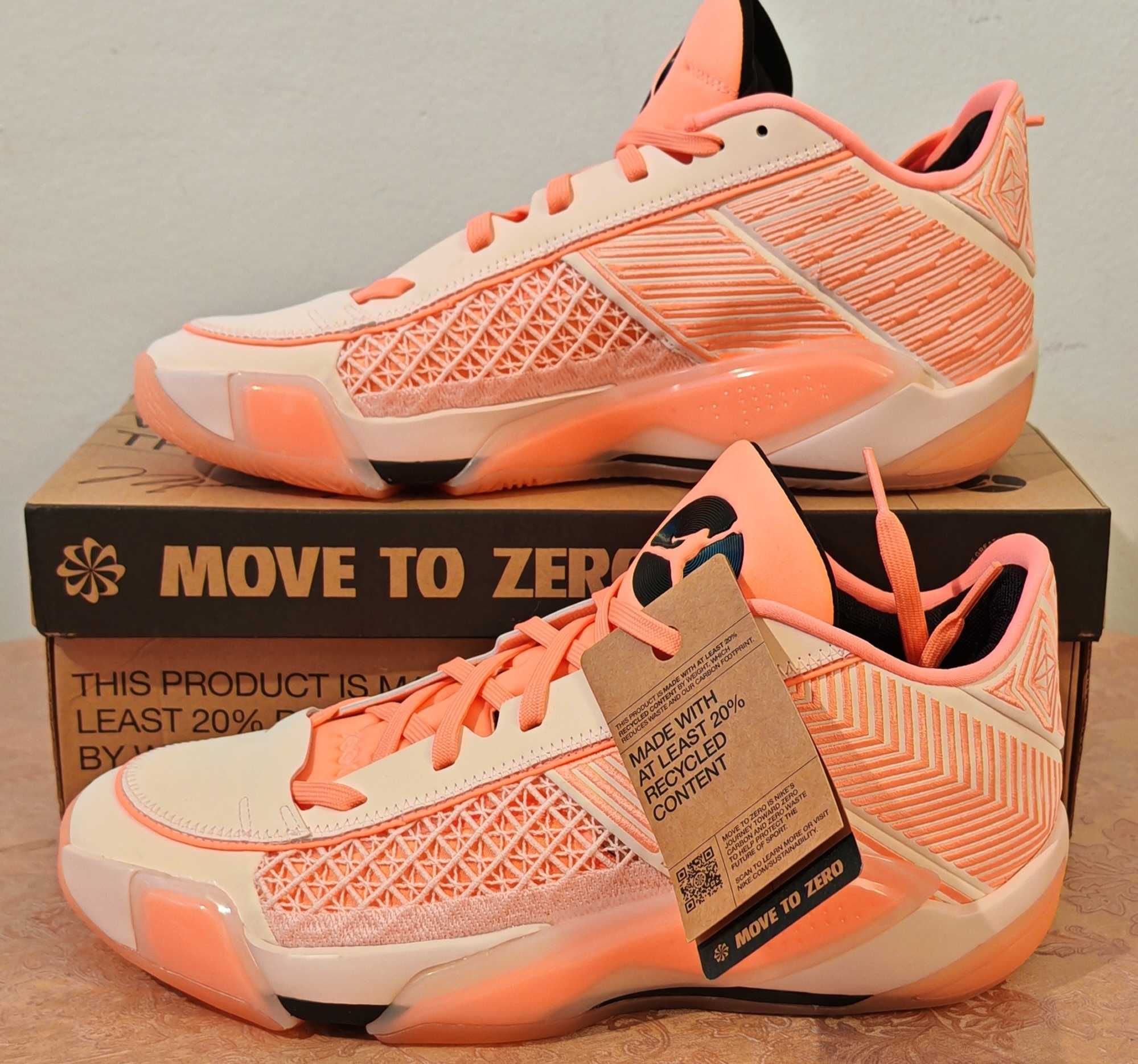 Nike Air Jordan XXXVIII Low 44ти 46ти номер стелка 28см 30см ЧИСТО НОВ