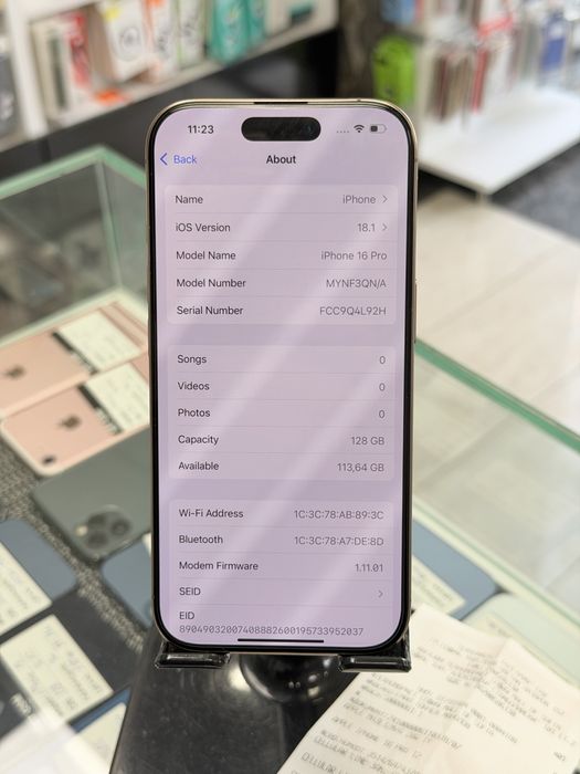 Apple iPhone 16 Pro 128GB Desert Titanium