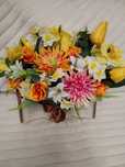 Aranjament handmade floral pe carte