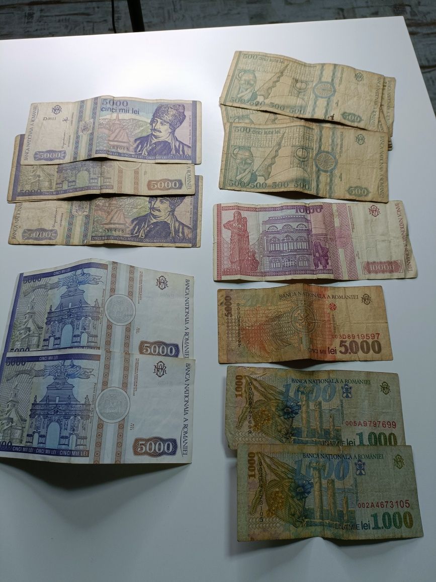 Bancnote de colecție 1992-1998
