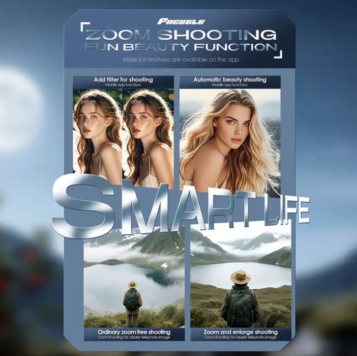 Дрон с двойни камери, 360° превъртане