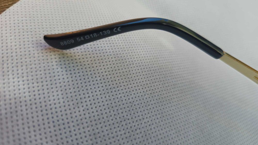 Ochelari de soare Cartier Rimless 8809 lentila albastra