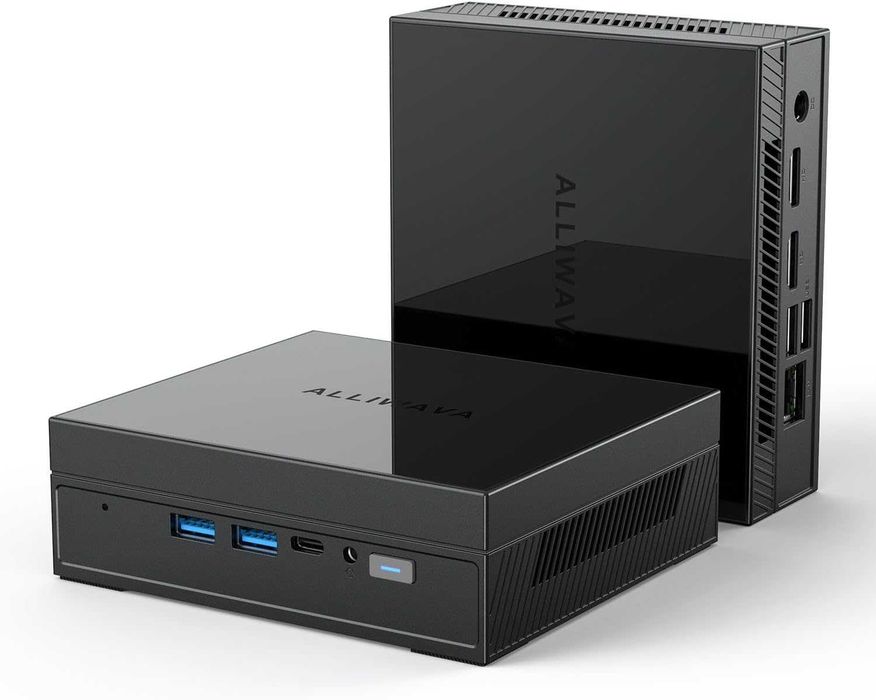 Ново Мини PC (компютър) ALLIWAVA GX55 - 16GB RAM, 512GB NVMe SSD