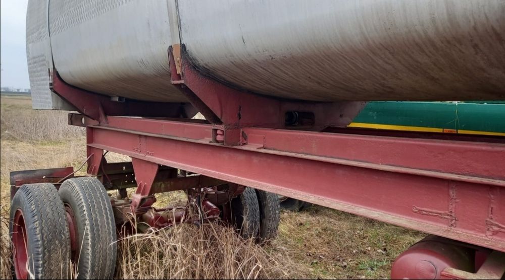 Remorcă cisternă 13000l aluminiu pe arcuri, cisternă apă,cisternă Udat