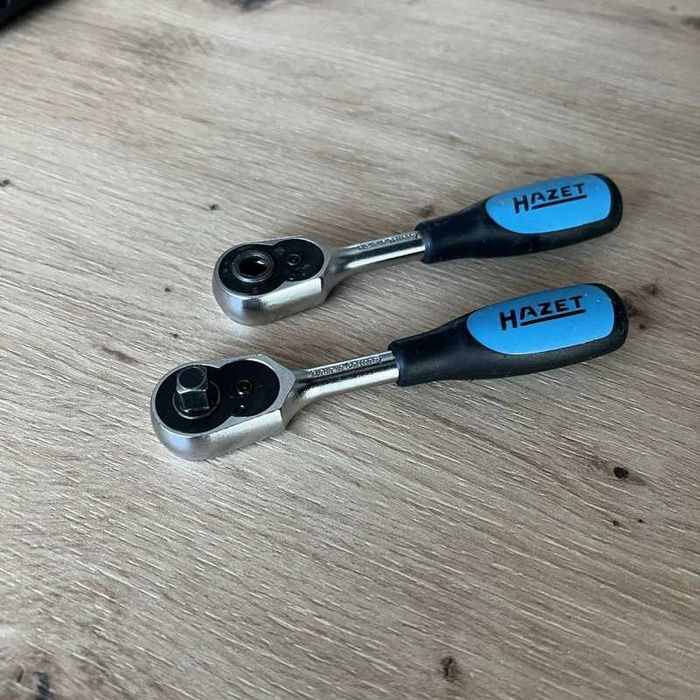 Set 2 chei cu clichet Hazet – 1/4" și pentru biți HEX, stare excelentă