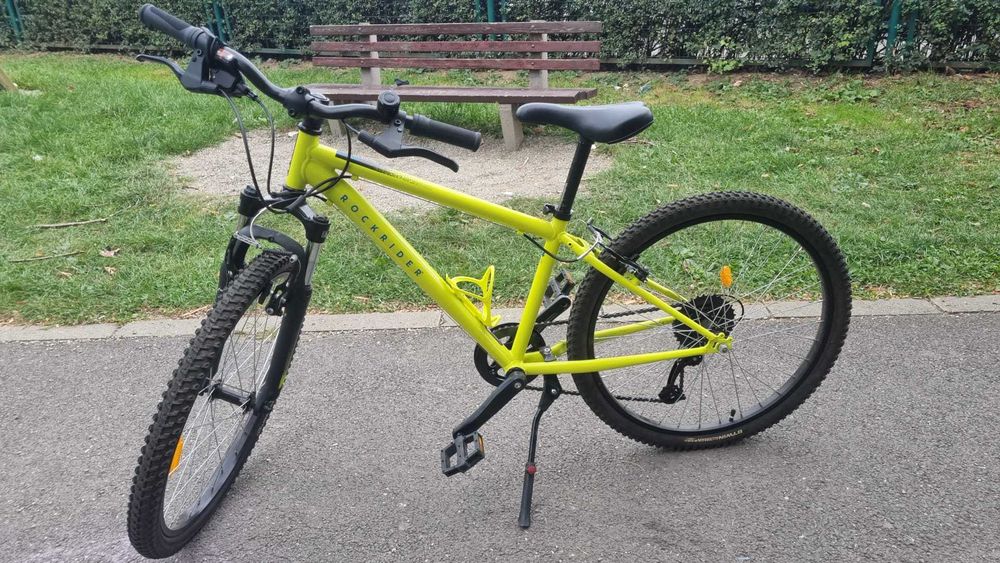 Vand Bicicletă MTB ST 500 24" galben copii 135-150 cm