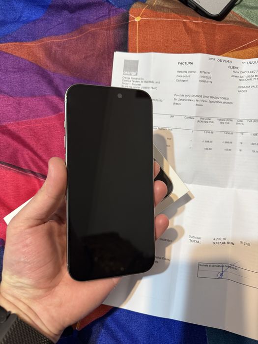 Iphone 16 pro max impecabil garantie factura