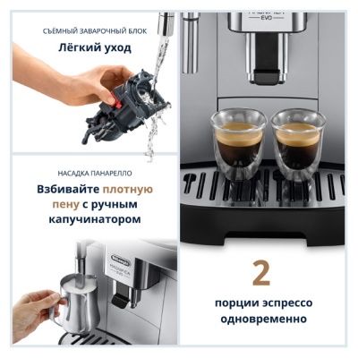 Кофемашина De'Longhi Magnifica Evo ECAM290.31.SB