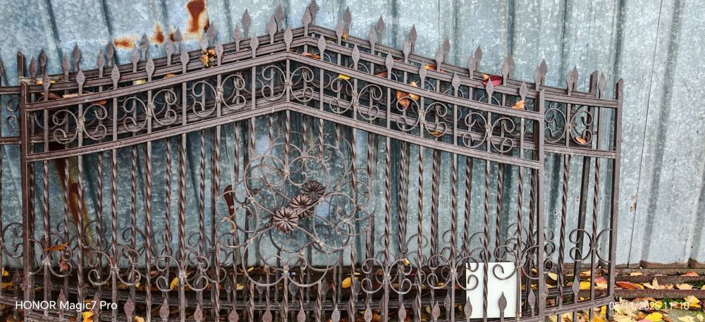 Porti fier forjat și gard