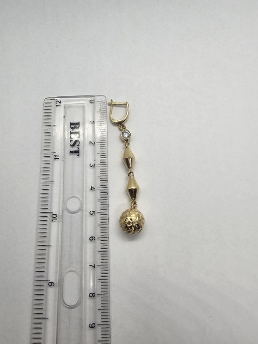 Vand cercei din aur 14 k 5.19 g cod 411