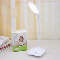 Lampa de Birou LED cu Senzor Tactil USB, Brat Felxibil, 3 Trepte Lumin