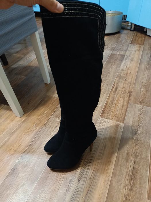 Продам сапоги женские замша натуралка