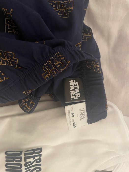Pijama noua Star Wars 8-9 ani, 130 cm, brand ZARA