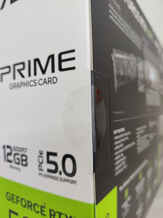 Asus RTX5070 Prime 12GB DLSS 4. New. Box.