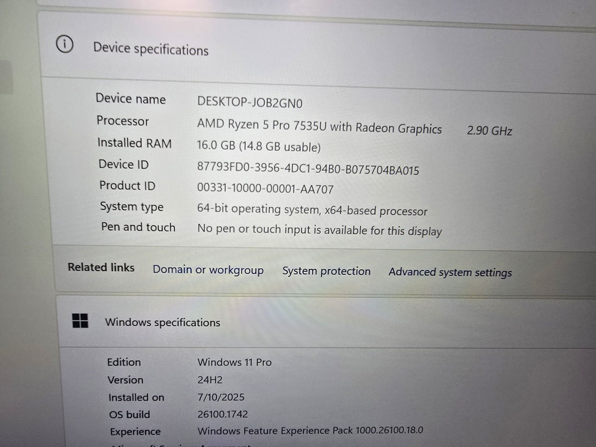 Lenovo l14 gen 5
