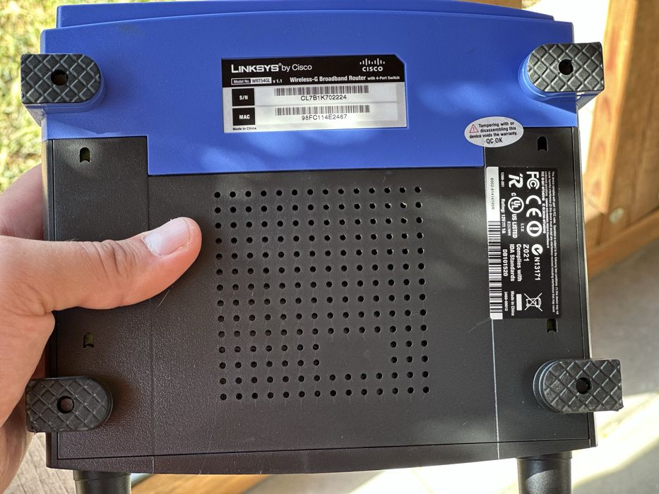 Router Wireless Linksys WRT54GL