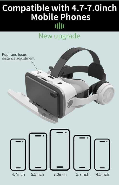 Очки виртуальной реальности VR SHINECON SC-G15E с наушниками