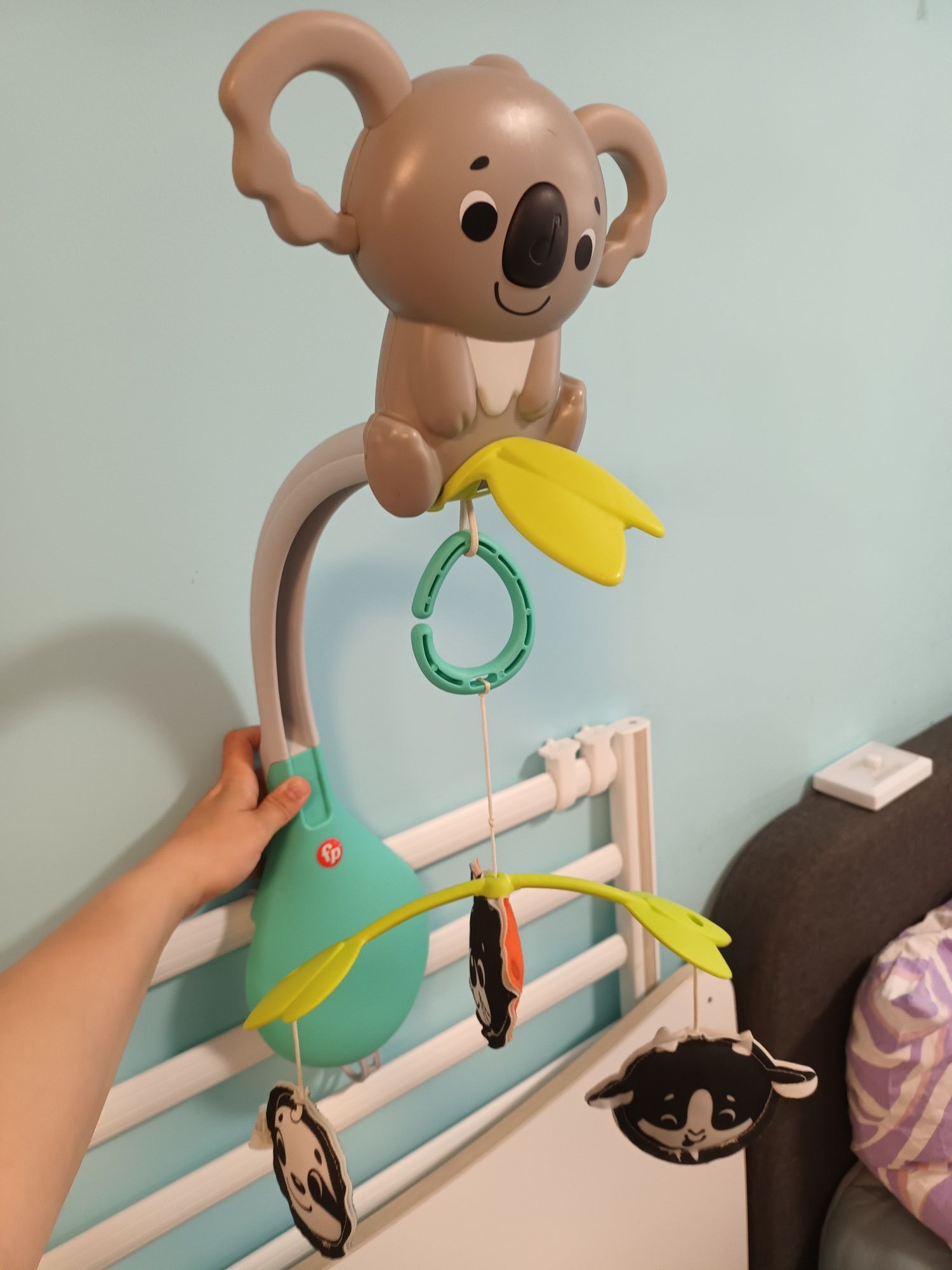 Музикална въртележка за кошара, легло или количка Fisher Price Soothe