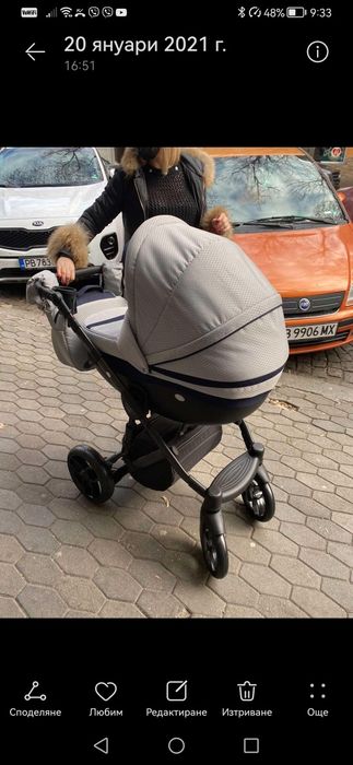 Детска количка с три коша в отлично състояние