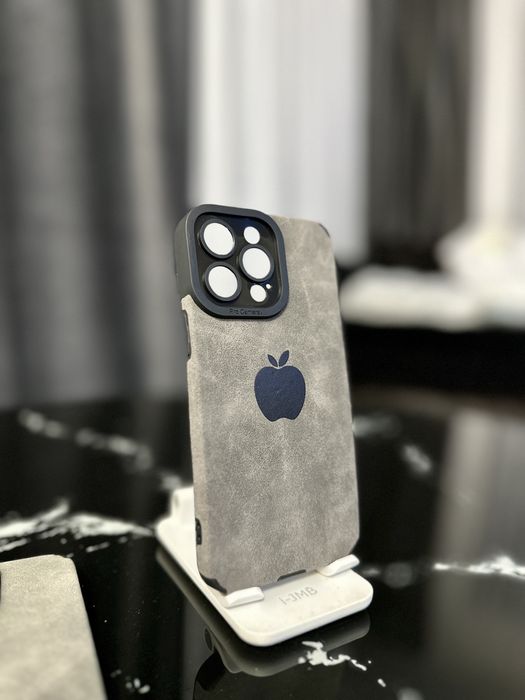 Husă Imitație Piele Logo Iphone 14 Pro Max