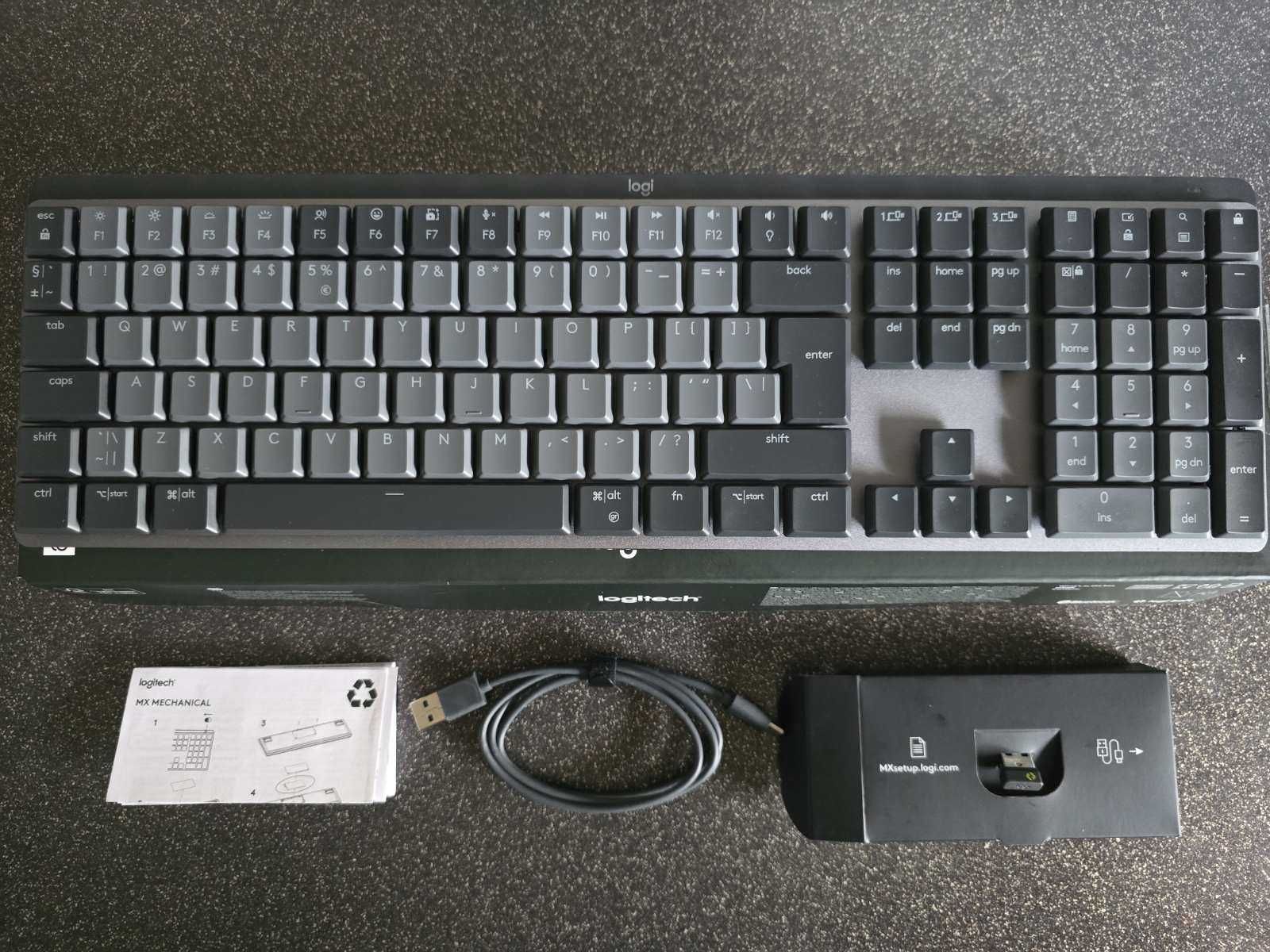 Механична клавиатура Logitech - MX Mechanical (Tactile Quiet)
