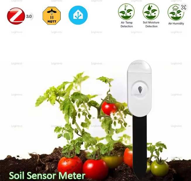 Smart Zigbee сензор за почва, хигрометър, термометър