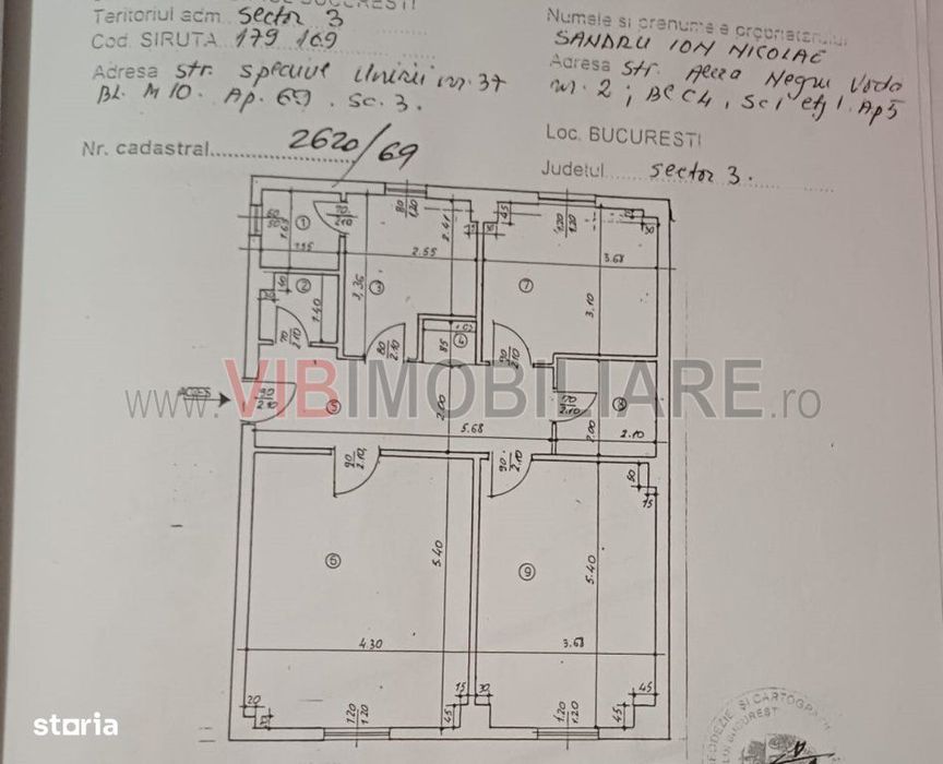 3 Camere, Birouri sau Locuinta, Camera de Comert, Disponibil si Nemobi