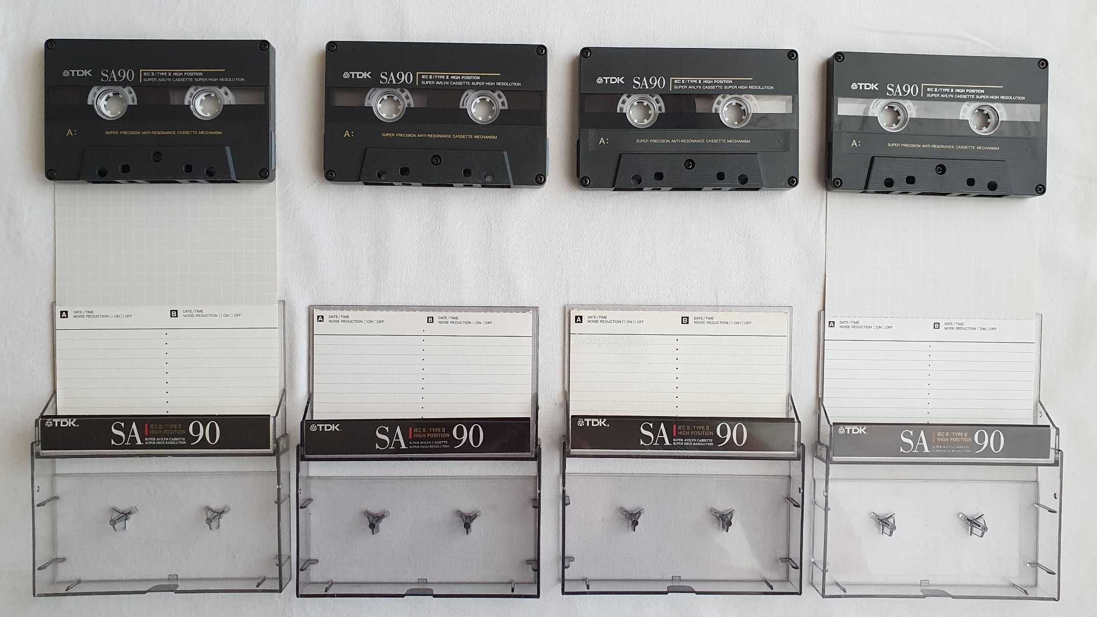 Аудио касети TDK SA90, TDK SA100, TDK SA60