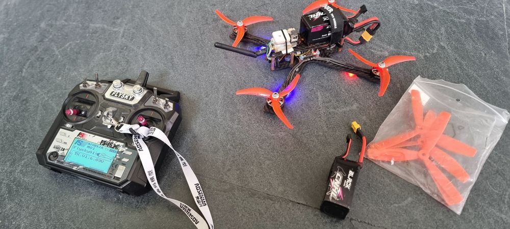 drona race fpv 5'' cu camera si gps