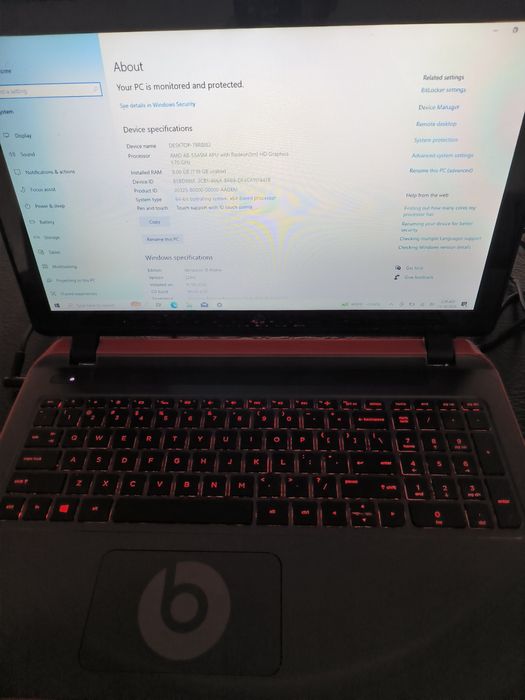 Laptop Hp beats 15