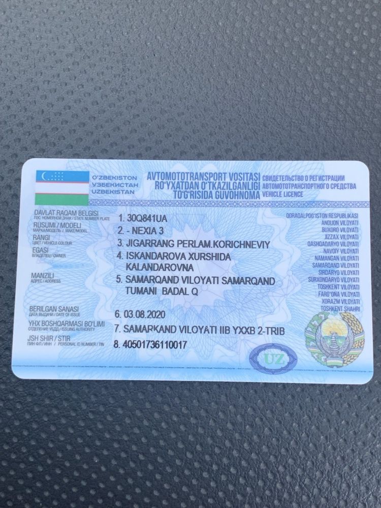 nexia 3 2020 yili 1 ta odam xaydagan mexanika rangi choko