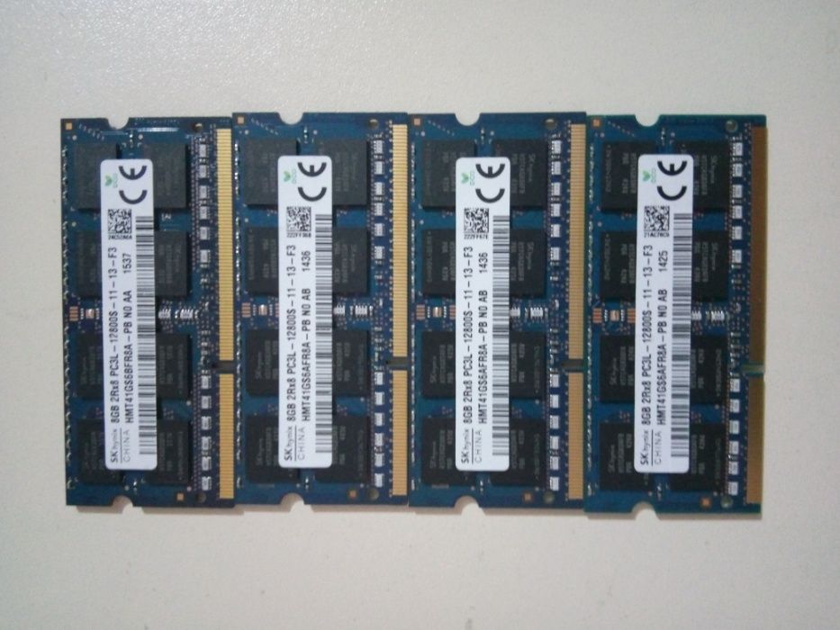 Memorie Laptop Hynix 8GB DDR3 PC3L-12800S 1600Mhz 1.35V 130 LEI