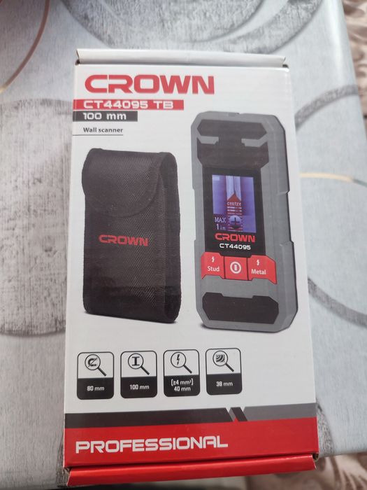 Детектор металла и кабеля CROWN