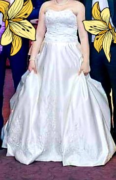 Rochie de mireasa Ivory Silver cu trena