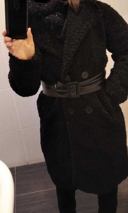 Дамско зимно палто teddy bear