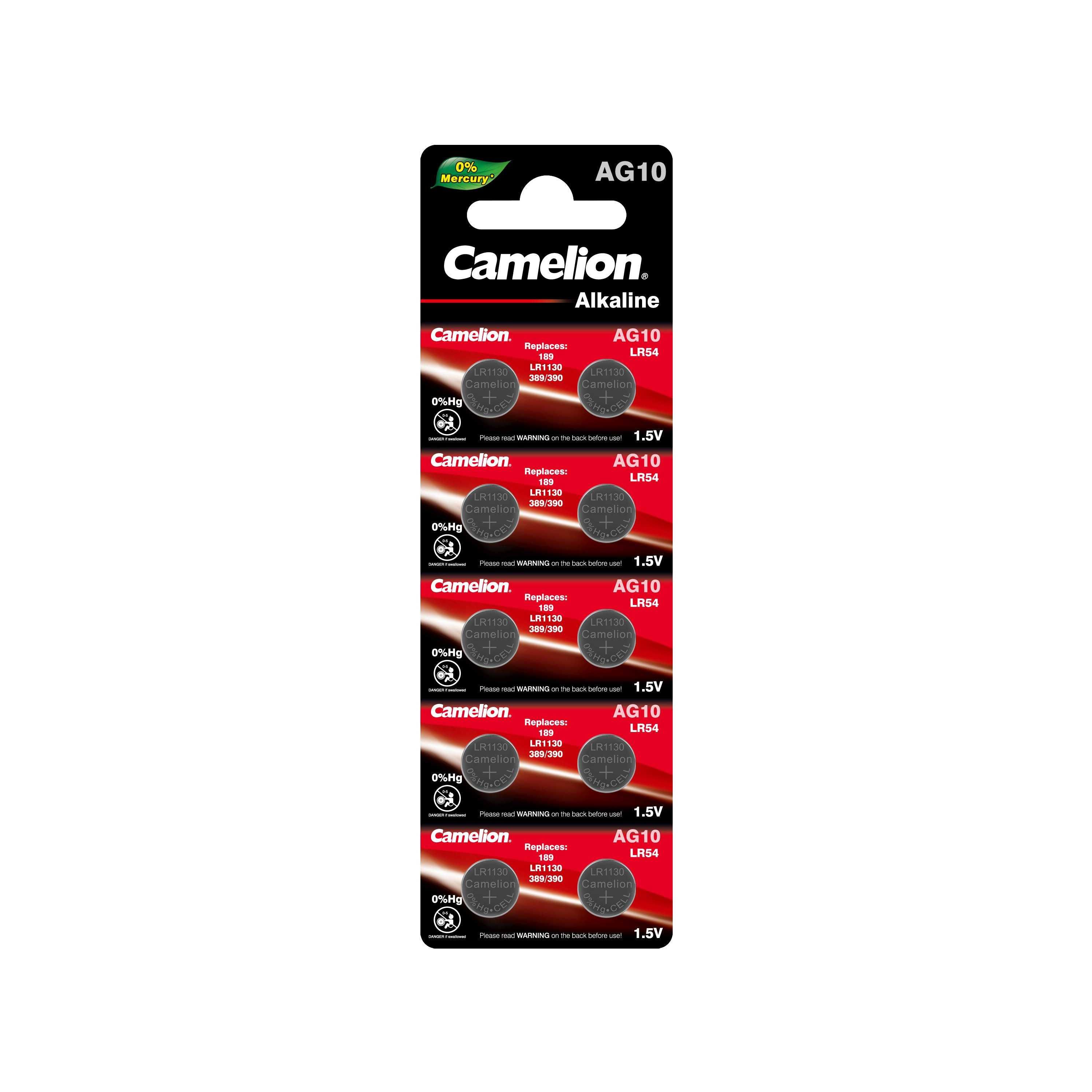 Батарейка Camelion Alkaline AG10 (1 шт)