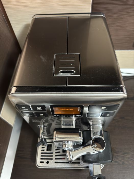 Saeco Philips Exprelia espressor cafea latte macchiato cappuccino inox