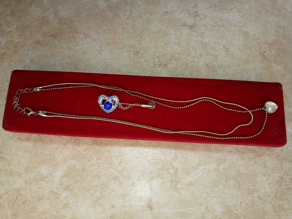 Простая цепочка двойная с сердечком.Цена 30 тыс