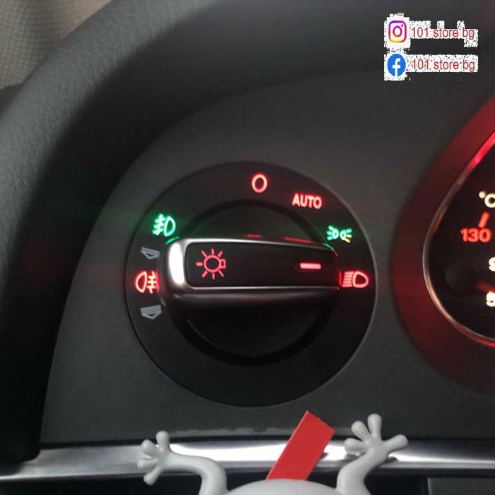 Ключ за фарове главни светлини с хром audi А6 C6 S6 RS6 Q7