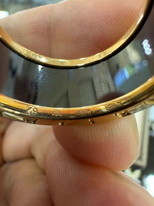 BVLGARI B.ZERO1 золотое кольцо