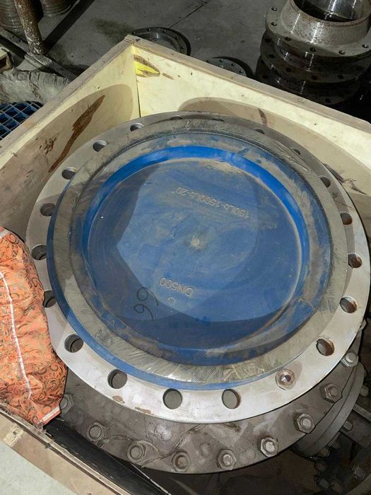 Кран шар с редуктором JLQ347F-150LB DN500 (фланец/прокл/шпилька)