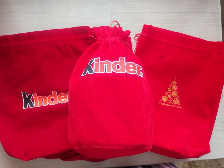 Мешочки новогодние бархарные