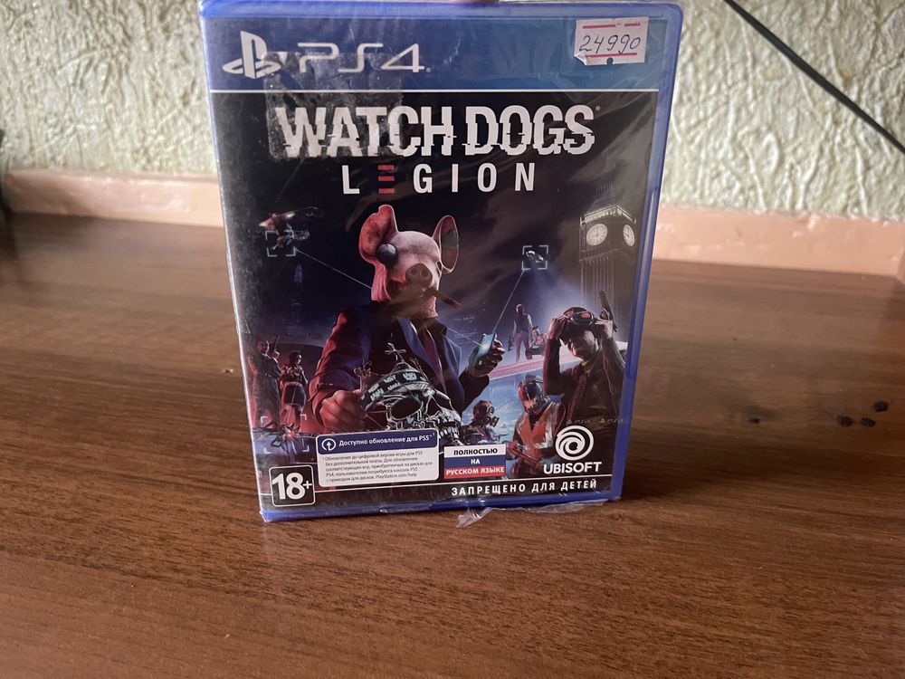 WATCH Dogs Legion на playstation 4 новая/ватч догс легион пс 4 ps 4